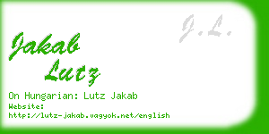 jakab lutz business card
